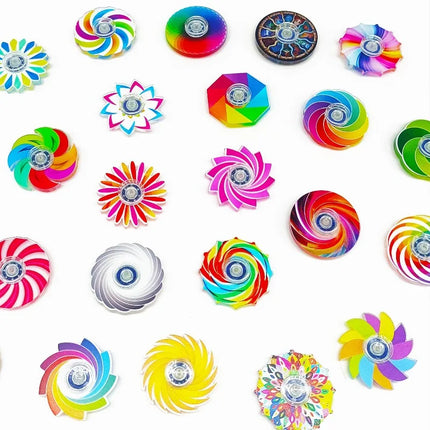 10PCS Fidget Spinners Bulk Anxiety ADHD Stress Relief Toys Party Favors Birthday Gifts for Kids Boys Girls Classroom Prizes