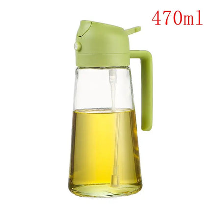 1pc 100/200/300/500ml Oil Spray Pot Kitchen Household Edible Olive Oil Spray Bottle Atomized Misty Oil Tank Air Fryer Spray Bott