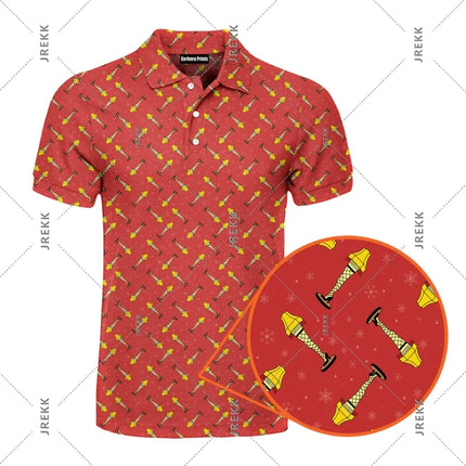 Sexy Full Print Humor Polo Shirt Men Hip Hop Street Personality Short Sleeve Button Golf Shirts Summer Carnival Party Funny Top