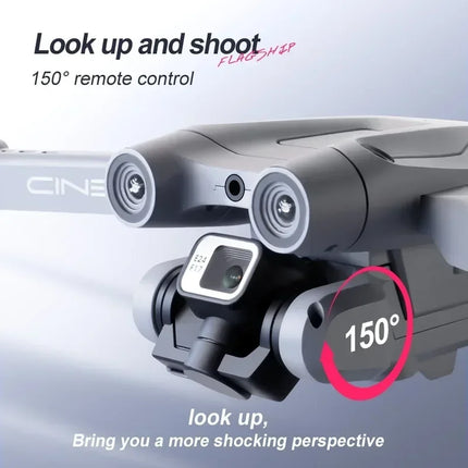NEW i3 Pro Foldable Quadcopter Drone: 4K HD Dual Camera, Optical Flow, RC Toy with Gifts