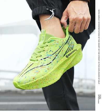 Marathon Men Running Shoes Breathable Outdoor Sports Shoes Lightweight Sneakers for men Comfortable Athletic Training Footwear
