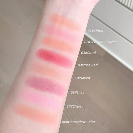 Gegebear Soft Blush Cream Tender and Multi-color Korean Style Contouring Lip Gloss Multi-purpose Rouge Cream