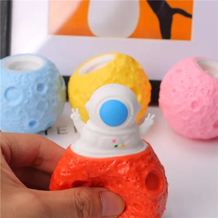 Astronaut Planet TPR squeeze cup relieves stress pop fun toy anti-stress restless senses adult gift