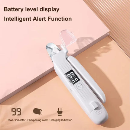 Electric Pet Nail Trimmer with LED Lights Pet Nail Grinder Dog Nail Trimmer and Grinder for Small Medium Large Dogs/Cats