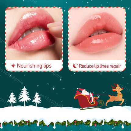 Christmas Gift Set Hand Cream and Lip Balm Set Ultra Wrinkles Nourishing Moisturizing Nonsticky Gentle Skincare for All Skin Use