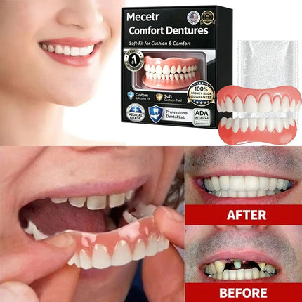 Adult Adjustable Dentures Teeth Set Fake Teeth Portable Wholesale full mouth denture sample models and elderly full mouth
