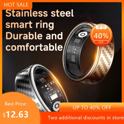 Call reminder information heart rate blood oxygen sleep exercise HR monitoring TikTok TK family care friend smart ring New 2026
