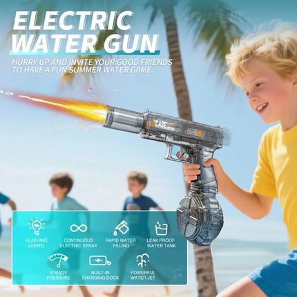 Electric LED Water Pistol 330ml / Pistolet Eau LED Électrique 330ml
