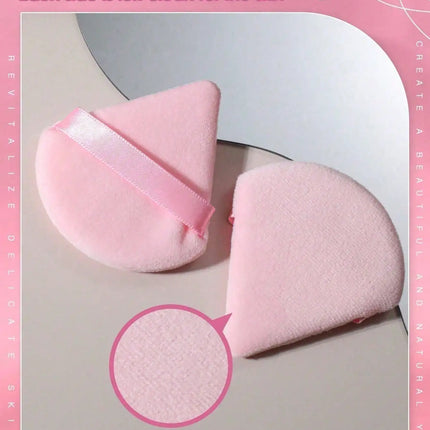 20/10/3/1pc Triangular Velvet Makeup Powder Puff, Facial Powder Puff, Reusable Makeup Powder Puff, And Eye Makeup Powder Puff