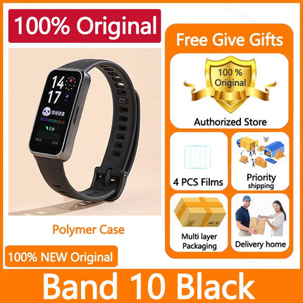 2025 New Original Huawei Band 10 Smartwatch,Compatible with IOS & Android,Sleep Tracking,Health monitor,14 days battery life,