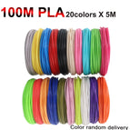 100M PLA 20 Colors