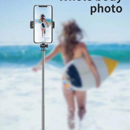MEUYAG 2025 new Expandable Portable Tripod Selfie Stick With Remote With Detachable BT Wireless Remote Compatible for iPhone