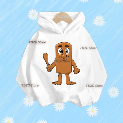 Funny Italian Brainrot Warm Children's Hoodies Cartoon Tung Tungtung Sahur Cappuccino Assassin Girls Boys Kids Hooded Sweatshirt