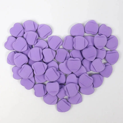 10/50Pcs Finger Cushion Powder Puff,With Air Cushion Powder Puff, Latex-Free Blending Sponge And Makeup Puff