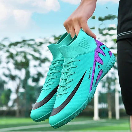Original Men Football Field Boots Professional Society Cleats Children Soccer Shoes Grass Training Kids Non Slip Football Shoes