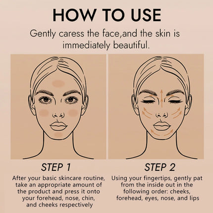 2-in-1 Color-Changing Foundation Stick Lightweight Moisturizing Concealer Foundation Cream Face Brightening Makeup Cosmetics