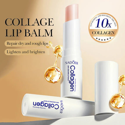 24pcs SADOER Collagen Lip Balm Moisturizing Anti Wrinkles Anti-aging Nourishing Hydrating Lipstick Lips Skin Care Products