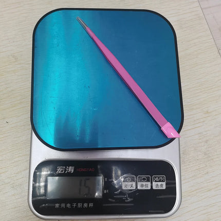 14.6cm Long Multi-function Double Sided Tweezers Silicone Pressing Head Nail Tweezers Sticker Rhinestones Picker Manicure Tools