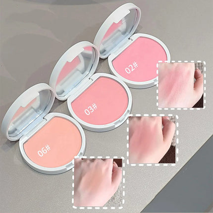 Monochrome Soft Mist Blush Highlights Cream Tangerine Peach Natural Apricot Nude Pink Cheek Purple-Blue Matte Brighten Makeup