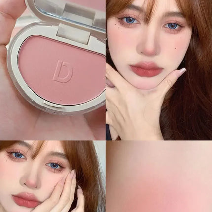 1PC Blush Makeup Palette Cute 7 Color Mineral Powder Blue Pink Rouge Long Lasting Natural Cheek Tint Waterproof Blusher Cosmetic