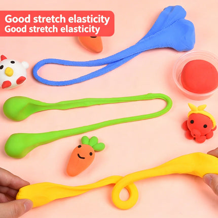 1000g Large Pack Light Clay Non-toxic No Stain Super Light Modeling Plasticine DIY Handmade Crafts Toy Kids 24 Colors Available