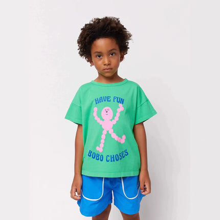 Kids T-shirt BC Boys Girls Pure Cotton Short-sleeved Tops T Shirt for Kids Boy 10 Years