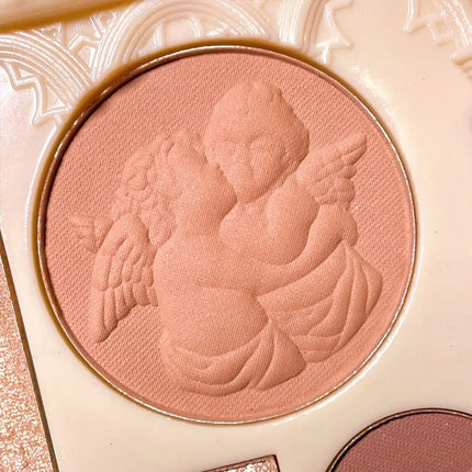Pearl Matte Waterproof Eye Shadow Palette Blush Glitter Highlighter All In One Embossed Angel Face Contour Makeup Collection