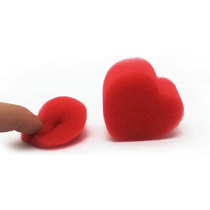 5pcs Hearts Sponge Magic Magic Props Red Heart Sponge Love Ball Party Trick Close Up Magic Tricks Gift For Kids Halloween Party