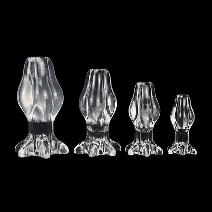 4 Sizes Butt Anal Plug Hollow Anus Open Tunnel Vaginal Dilator Training Ass Enema Dilatador Masturbator Sex Toys For Men Gay