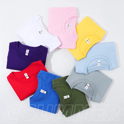 Customize 100% Cotton T-Shirt Quality Women & Men's Top Tee Design Brand Logo Print on Demand Crewneck Tee Workwear Team Clothes