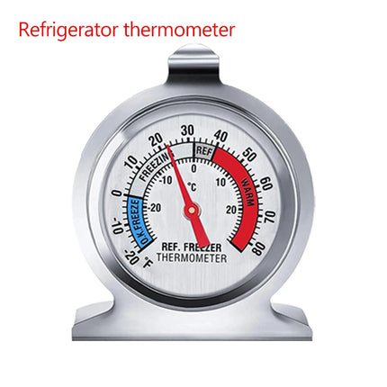 Safe Oven Thermometer 50-300°C Stainless Steel Oven Thermometer Mini Dial Stand Up Temperature Gauge Gage Food Meat Kitchen Tool