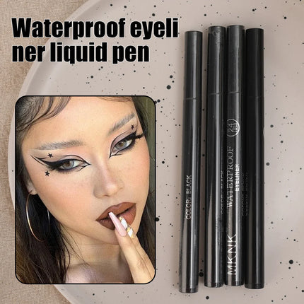Quick-drying Ultra Thin Black Liquid Eyeliner Pen Waterproof Lasting No Fading Eye Liner Beginner Friendly Eyes Makeup Cosmetics