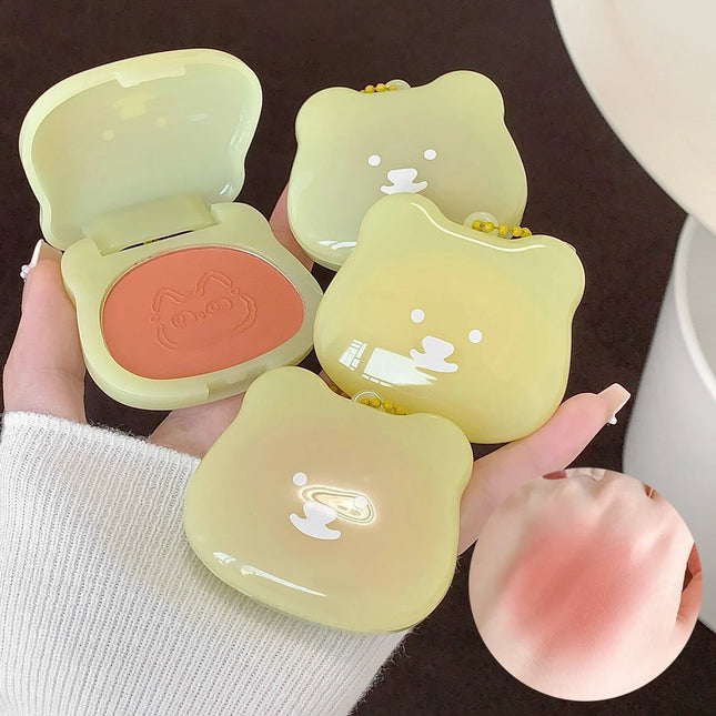 Colorful Matte Monochrome Blush SHAQINUO Whitening Lasting Vitality Girl Nude Makeup Natural Smudge Pendant Single Blush Plate