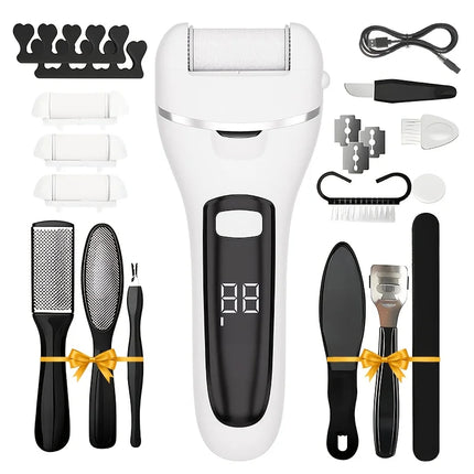 USB-Powered Electric Foot Grinder Kit Portable Rechargeable Pedicure Tools Home Foot Care Device