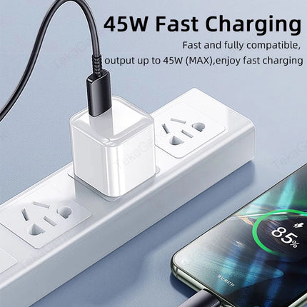 5A PD 45W USB Type C Super Fast Charging Cable For Samsung Galaxy S22 S23 S24 S25 Ultra FE Note 20 A14 A15 A33 A34 A53 A54 A55