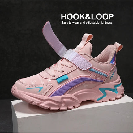Kids Girls Shoes Running School Casual Sports Breathable Non-slip Sneakers Basketball Children Outdoor Walking Tennis All Season