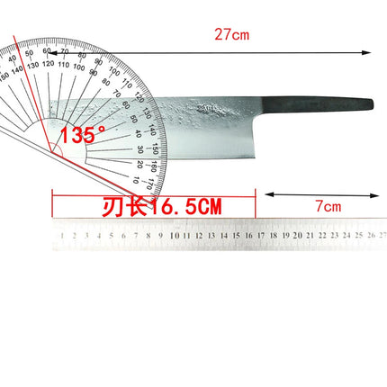 Stainless Silver Steel No. 3 Blade Without Handle Sharp Chef Nakiri Cleaver Meat Slicing Vegetable Gyutou Japanese Kitchen Knife