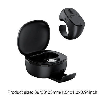 Multi-function Automatic Remote Control BT 5.3 Portable Selfie Browse Video Read E-books Fingertip Controller for Mobile Phone