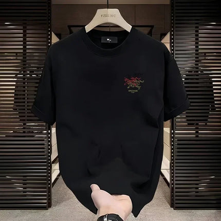 2025 High-end heavy cotton short-sleeved T-shirt, a fashionable and trendy brand for men and women in summer 명품 티셔츠 2022