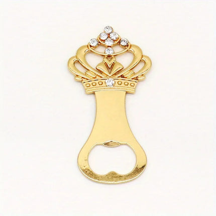 1/2Pcs Golden Beer Bottle Opener Crown Party Wedding Favors European American Personality Return Gift