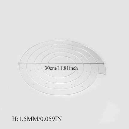 Cake Spiral Tiered Stand Pastry Decoration Accessories For Wedding Birthday Party Festival Acrylic Cake Stand Reusable Foldable