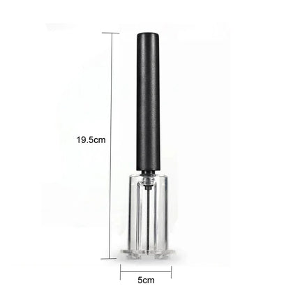 Air Pump Wine Corkscrew Bar Tools Safe Portable Stainless Steel Pin Cork Remover Air Pressure Bottle Opener Kitchen Accessories