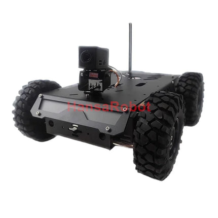 4G Wireless WiFi App RC Smart Video 4WD Robot Car Kit Off Road Obstacle Avoidance Car Mixly Graphical Program Unassembled