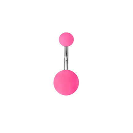 Pink Heart Shaped Navel Ring Ornament Water Drop 14G Belly Button Piercing Barbell Pendant Belly Nombril Piercing Women Jewelry