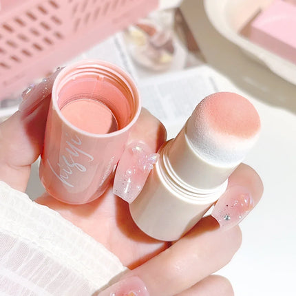 Velvet Mist Blush Stick - Vibrant and youthful, Korean style, natural long-lasting brightening, for both lips and cheeks