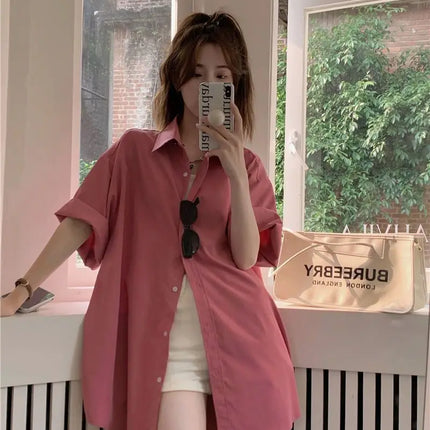XEJ Elegant and Youthful Women's Blouses Oversize Shirts Women's Summer Clothing Spring 2022 Short-Sleeve Youth Blouses