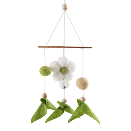 Baby Rattle Toys Cartoon Bee Flower Newborn Bed Bell Wooden Bracket Promote The Coordinated Development Of Senses Cute Baby Gift