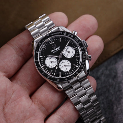 Watchdives New Wd1863 Quartz Men Watch VK63 Chronograph Bubble Sapphire Waterproof 39Mm Steel Top Brand Luxury Business Watch