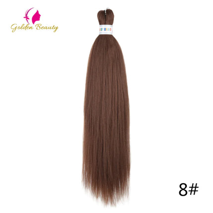 26"Corlorful Selling Jumbo Easy Braiding Hair Ombre Rainbow Braiding Cosplay Hair Synthetic Pre Stretched Hair Braids wigs