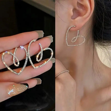 Korean Fashion Seven Star Zircon Earrings For Women Jewelry 2026 Trending New Luxury Women's Crystal Stars Stud Earrings Gifts